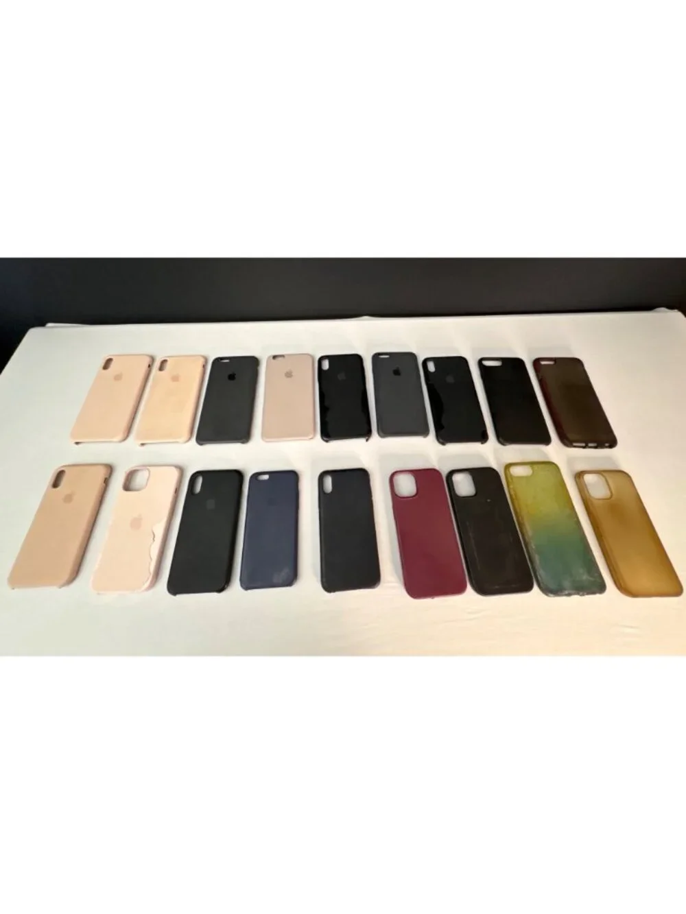 Genuine Apple iPhone Silicone Case & Unbranded Cell Phone Cases Lot 18 Leather